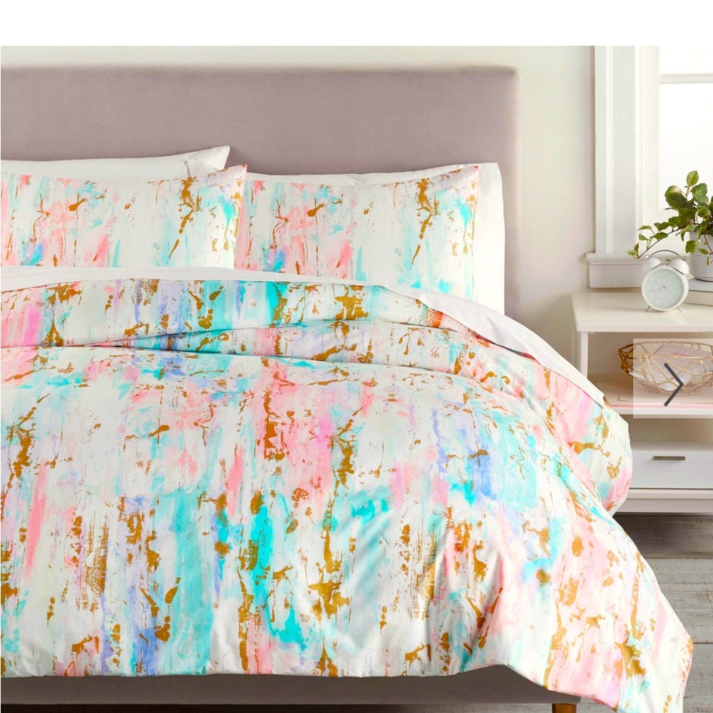 Pottery Barn Teen Skylar Metallic Bedding